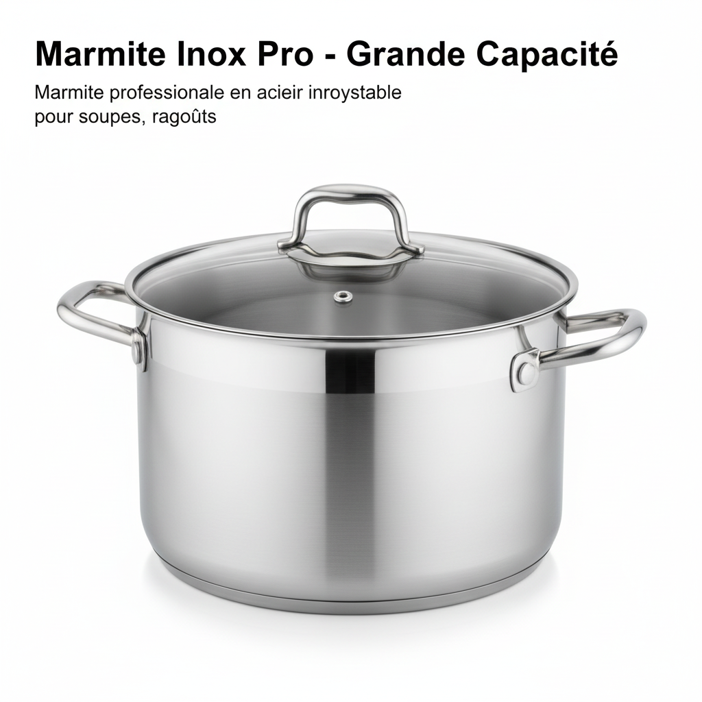 Marmite Inox Pro - Grande Capacité
