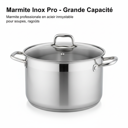 Marmite Inox Pro - Grande Capacité